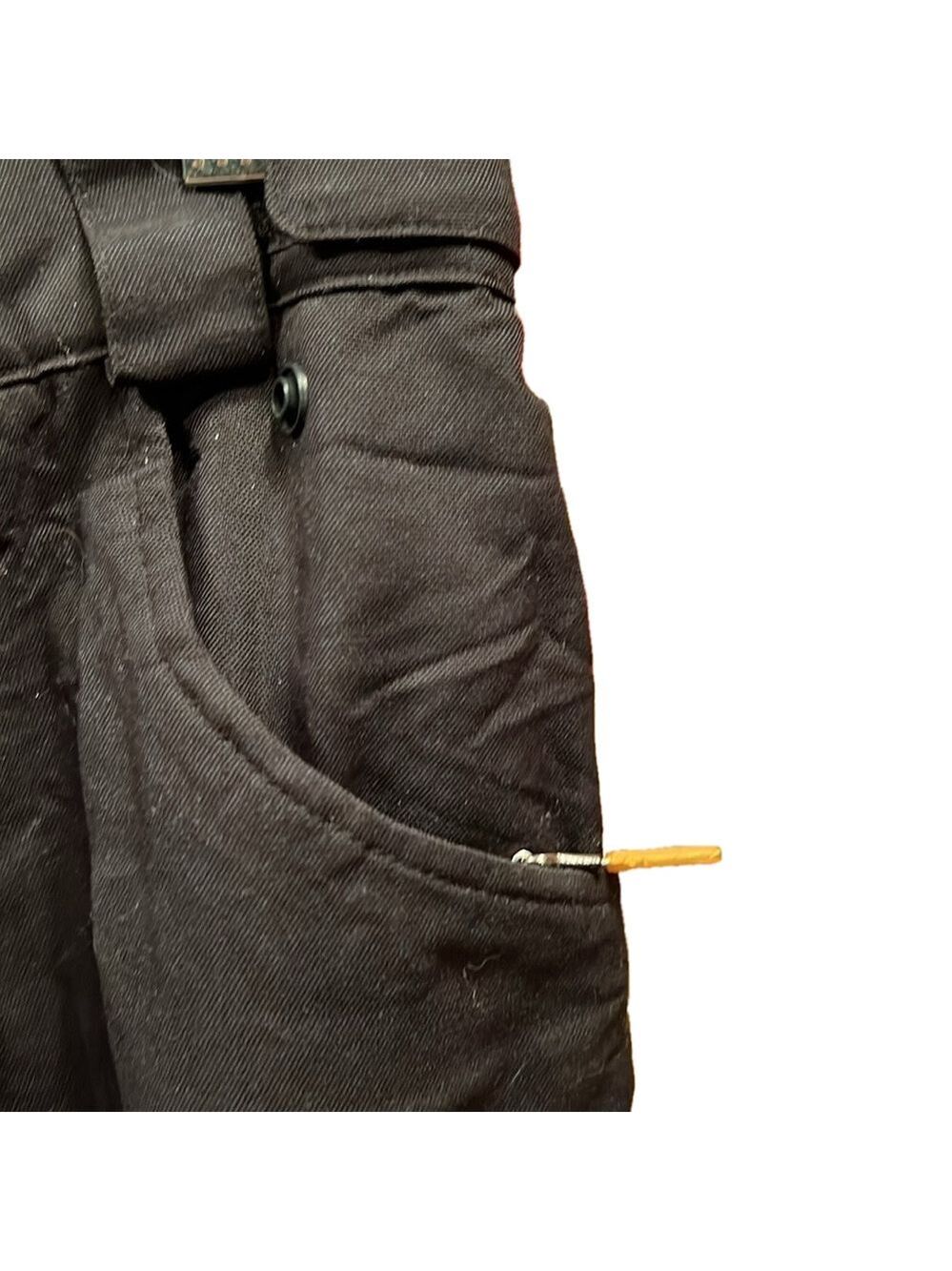 DC Ski Pants, Kids M, Adj waist 12.5”, L32”, Canvas outside, zip pockets (T6) - Picture 6 of 13